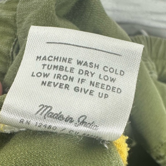 PACT Women's XL Olive Green Elastic/Drawstring Waist Cargo Organic Cotton Pants - Picture 9 of 10